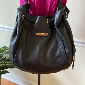 Black lamb leather Juicy Couture handbag